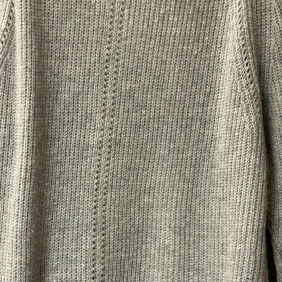 Knit by Hampshire Studio Open Front Long Sweater Cardigan Large - Picture 8 of 9